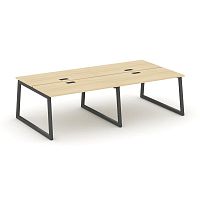 Style Project Рабочая станция 2-х сторон. SN-5T1.DRS-033 Акация Лорка/Металл Антрацит/Заглушка Пласт