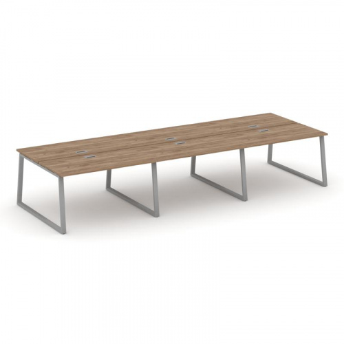 Style Project Рабочая станция 2-х сторон. SN-6T1.DRS-073 Акация Лорка/Металл Антрацит/Заглушка Пласт фото 10