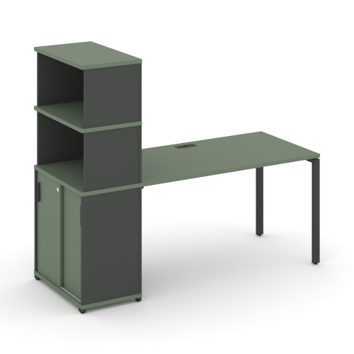 Стол офисный с опорным шкафом-купе Concept CN.SP-243
