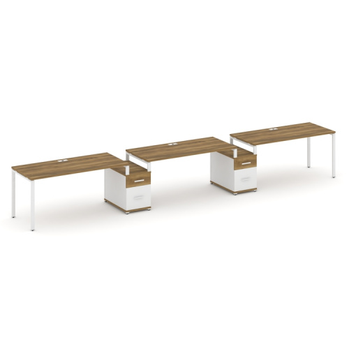 Бенч-система на 3 места с 2 опорными тумбами Concept CN.ORS-332 фото 8