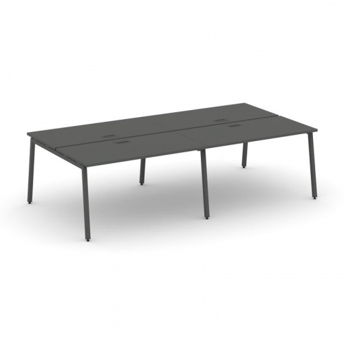 Style Project Рабочая станция 2-х сторон. SN-4A.DRS-044 Вяз Благородный/Металл Белый 3160*1432*750 фото 16