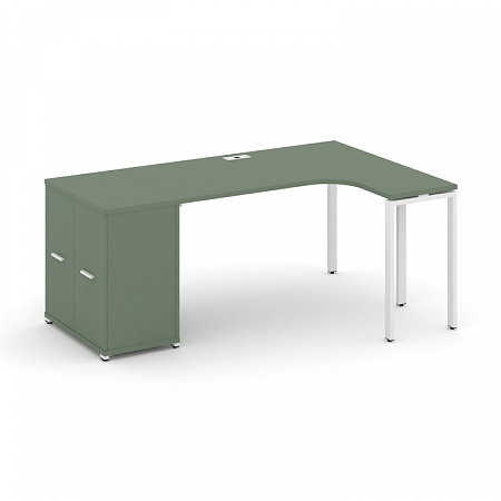 Стол эргономичный с опорным распашным шкафом Concept CN.SA-210(R)