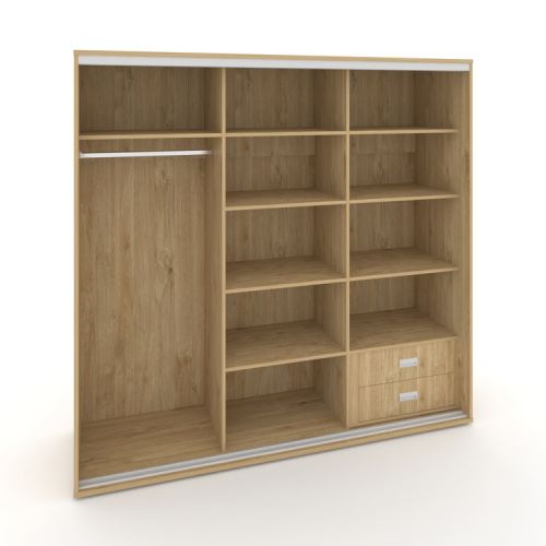 Корпус 3-х секционного шкафа низкого L=2519мм Maris SH.K3-7.2 K1 фото 4 Корпус 3-х секционного шкафа низкого L=2519мм Maris SH.K3-7.2 K1 фото 4