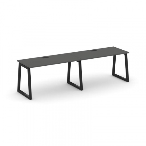 Style Project Рабочая станция 1 сторон. SN-5T1.ORS-014 Акация Лорка/Металл Антрацит/Заглушка Пластик фото 9