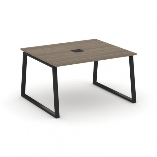 Style Project Стол переговорный SN-6T1.SPRG-033 Акация Лорка/Металл Антрацит/Заглушка Металл Антраци фото 7