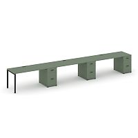 Бенч-система на 3 места с 3 опорными тумбами Concept CN.ORS-448