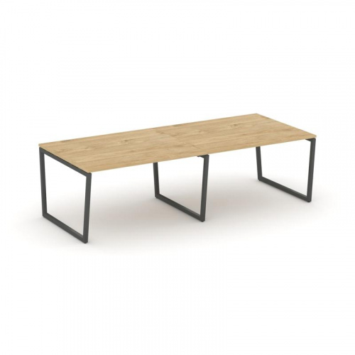 Style Project Стол переговорный SN-4T2.SPRG-042.3 Акация Лорка/Металл Антрацит 2360*1180*750 фото 22