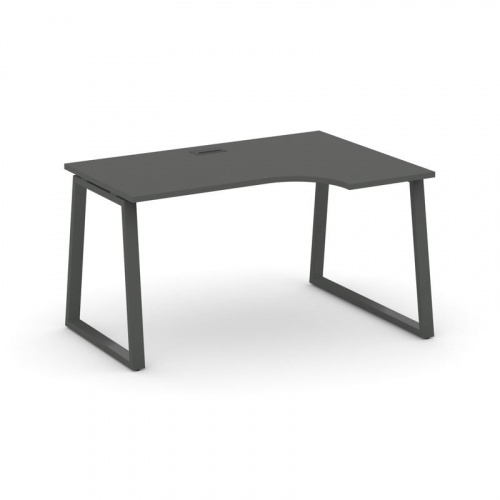 Style Project Стол рабочий эргоном. SN-6T1.SPA-022(R) Акация Лорка/Металл Антрацит/Заглушка Пластик фото 27