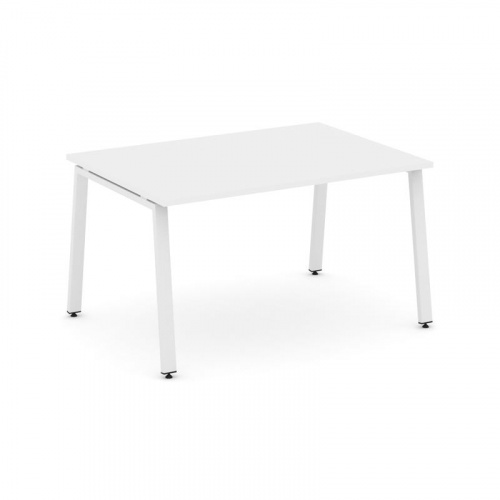 Style Project Стол переговорный SN-6A.SPRG-004.3 Дуб Наварра/Металл Белый 1580*980*750 фото 18