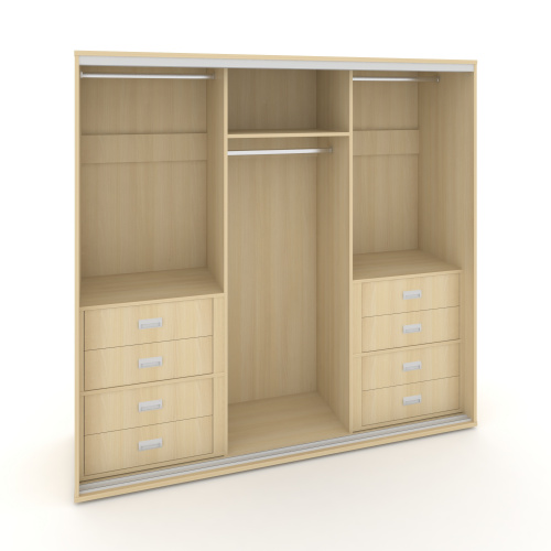 Корпус 3-х секционного шкафа низкого L=1619мм Maris SH.K3-1.2 K5