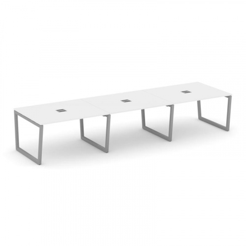 Style Project Стол переговорный SN-5T2.SPRG-052 Акация Лорка/Металл Антрацит/Заглушка Металл Антраци фото 16