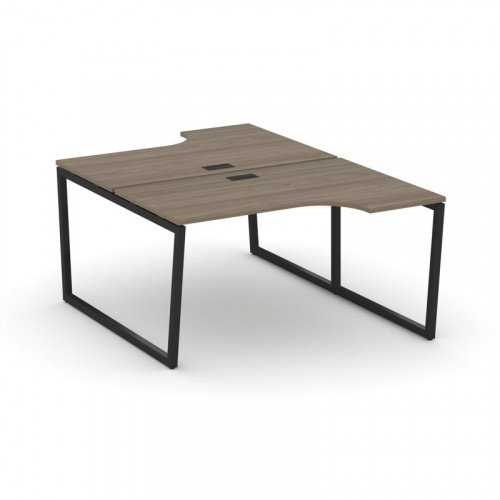 Style Project Рабочая станция эргоном. SN-4T2.DRPA-001 Акация Лорка/Металл Антрацит/Заглушка Пластик фото 4