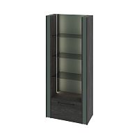 Стеллаж с подсветкой, стеклянными полками и ящиком Greenwood G-71