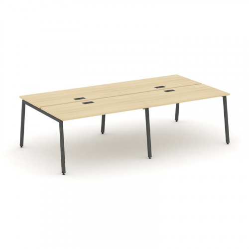 Style Project Рабочая станция 2-х сторон. SN-4A.DRS-044 Вяз Благородный/Металл Белый 3160*1432*750 фото 24