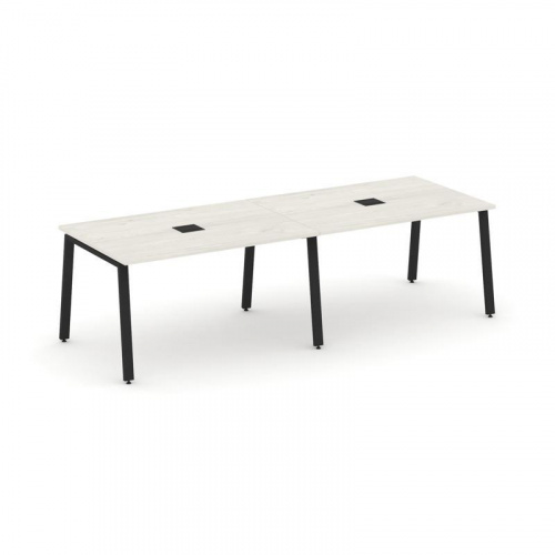 Style Project Стол переговорный SN-6A.SPRG-011 Дуб Табак/Металл Белый 1960*980*750 фото 11