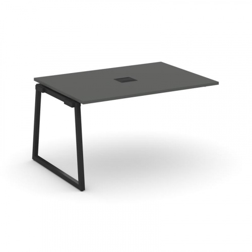 Style Project Проходной наб. элем. перег. стола SN-4T1.NSPRG-003 Акация Лорка/Металл Антрацит/Заглуш фото 7