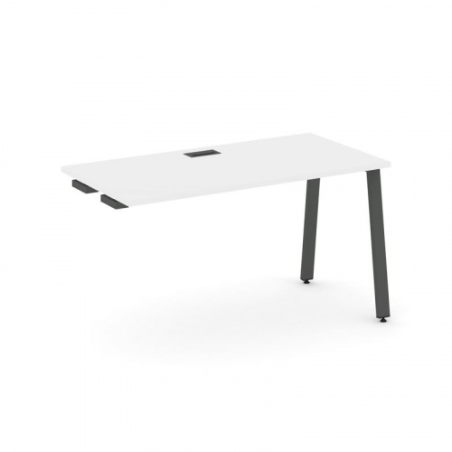 Style Project Стол-приставка к опор. элем. SN-6A.OPRS-013 Дуб Табак/Металл Белый 1380*700*750 фото 23