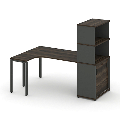 Стол эргономичный с опорным шкафом-купе Concept CN.SA-222(L)