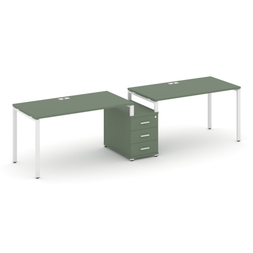 Бенч-система на 2 места с 1 опорной тумбой Concept CN.ORS-302