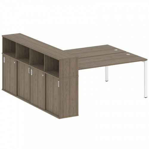 Бенч-система с шкафом-купе на П-обр. м/к Metal System БП.РС-СШК-4.5 фото 14