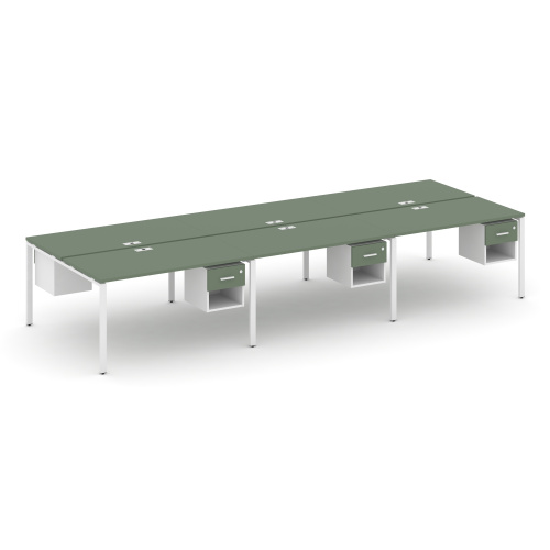 Бенч-система на 6 мест с подвесными тумбами Concept CN.DRS-158 фото 5