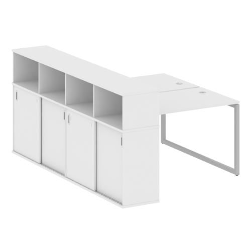 Бенч-система с шкафом-купе на О-обр. м/к Metal System Quattro 40БО.РС-СШК-4.2 фото 14