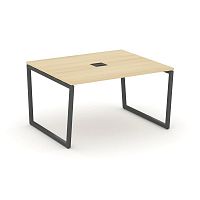 Style Project Стол переговорный SN-4T2.SPRG-034 Акация Лорка/Металл Антрацит/Заглушка Металл Антраци