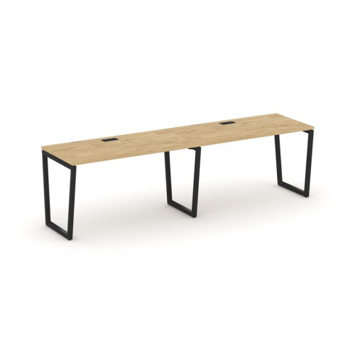 Style Project Рабочая станция 1 сторон. SN-4T2.ORS-021 Акация Лорка/Металл Антрацит/Заглушка Пластик