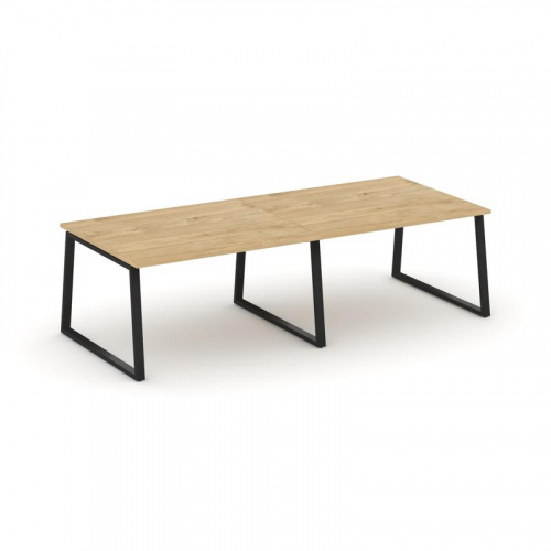 Style Project Стол переговорный SN-6T1.SPRG-044.3 Акация Лорка/Металл Антрацит 3160*1180*750 фото 3 Style Project Стол переговорный SN-6T1.SPRG-044.3 Акация Лорка/Металл Антрацит 3160*1180*750 фото 3