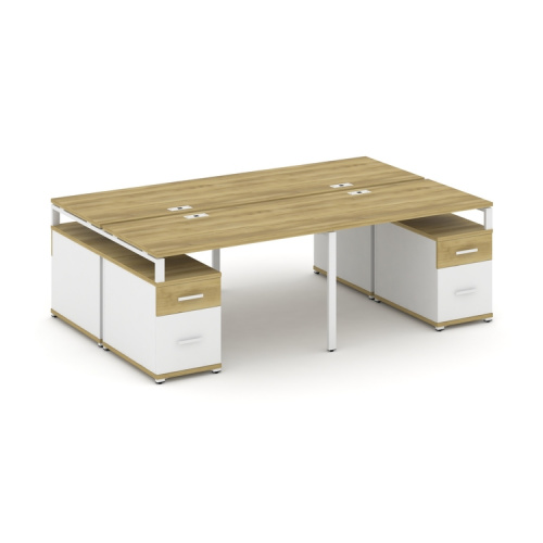 Бенч-система на 4 места с 2 опорными тумбами Concept CN.DRS-330 фото 11