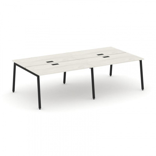 Style Project Рабочая станция 2-х сторон. SN-4A.DRS-044 Вяз Благородный/Металл Белый 3160*1432*750 фото 12