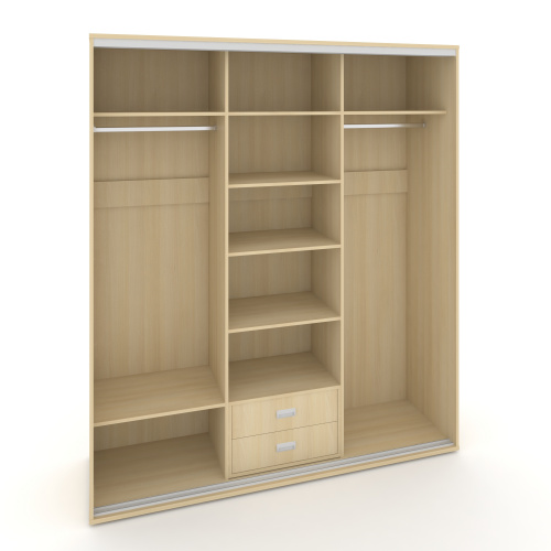 Корпус 3-х секционного шкафа высокого L=2219мм Maris SH.K3-5.1 K1