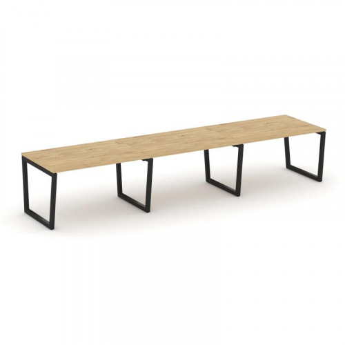 Style Project Стол переговорный SN-5T2.SPRG-023.3 Акация Лорка/Металл Антрацит 4410*980*750