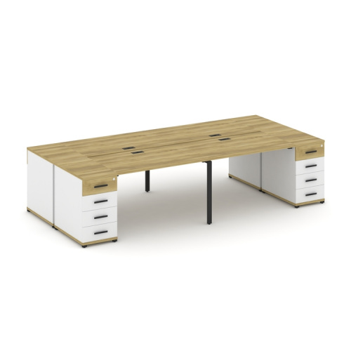 Бенч-система на 4 места с 2 опорными тумбами Concept CN.DRS-426 фото 6