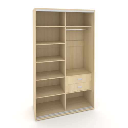 Корпус 2-х секционного шкафа высокого L=1400мм Maris SH.K2-4.1 K3