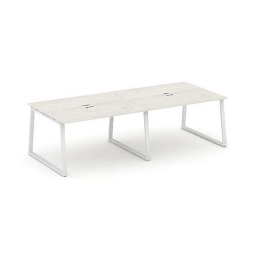 Style Project Стол переговорный SN-6T1.SPRG-043 Акация Лорка/Металл Антрацит/Заглушка Металл Антраци фото 14