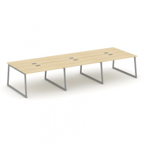 Style Project Рабочая станция 2-х сторон. SN-4T1.DRS-062 Акация Лорка/Металл Антрацит/Заглушка Пласт фото 26