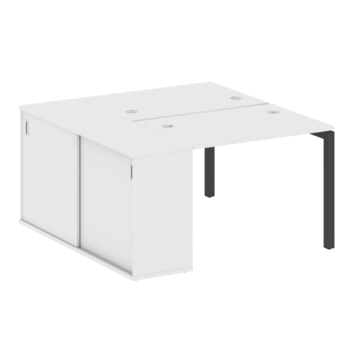 Бенч-система с шкафом-купе на П-обр. м/к Metal System Quattro 50БП.РС-СШК-1.1 фото 14