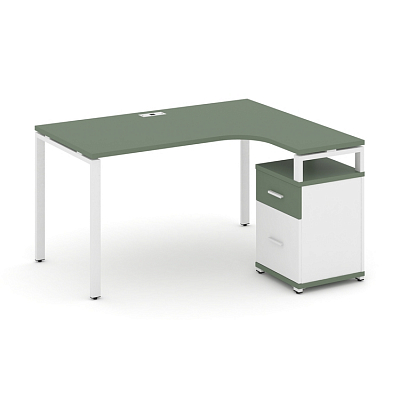 Стол эргономичный с опорной тумбой Concept CN.SA-308(R)