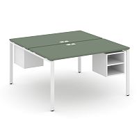 Бенч-система на 2 места с подвесными тумбами Concept CN.DRS-105