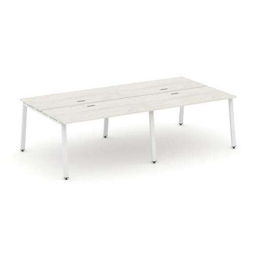 Style Project Рабочая станция 2-х сторон. SN-6A.DRS-032 Акация Лорка/Металл Белый 2360*1232*750 фото 22