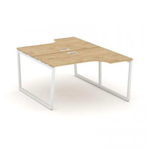 Style Project Рабочая станция эргоном. SN-4T2.DRPA-001 Акация Лорка/Металл Антрацит/Заглушка Пластик фото 3