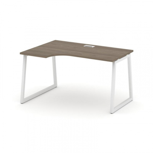 Style Project Стол рабочий эргоном. SN-4T1.SPA-011(L) Акация Лорка/Металл Антрацит/Заглушка Пластик фото 20