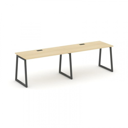 Style Project Рабочая станция 1 сторон. SN-4T1.ORS-023 Акация Лорка/Металл Антрацит/Заглушка Пластик фото 28