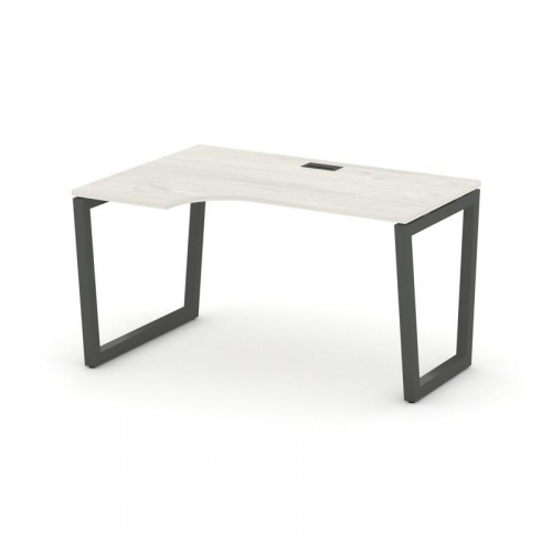 Style Project Стол рабочий эргоном. SN-5T2.SPA-021(L) Акация Лорка/Металл Антрацит/Заглушка Пластик фото 24