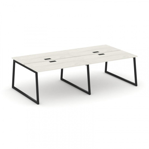 Style Project Рабочая станция 2-х сторон. SN-4T1.DRS-042 Акация Лорка/Металл Антрацит/Заглушка Пласт фото 8