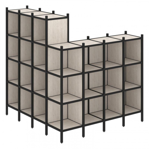 Стеллаж офисный угловой Loft VR.L-60 фото 6 Стеллаж офисный угловой Loft VR.L-60 фото 6