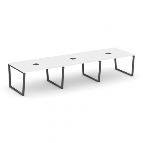 Style Project Стол переговорный SN-6T2.SPRG-052 Акация Лорка/Металл Антрацит/Заглушка Металл Антраци фото 26