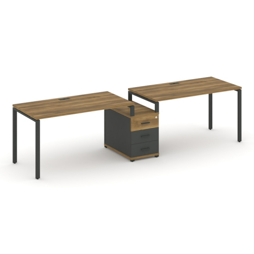 Бенч-система на 2 места с 1 опорной тумбой Concept CN.ORS-302 фото 3