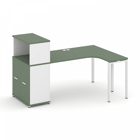 Стол эргономичный с опорным распашным шкафом Concept CN.SA-213(R)